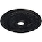 Ekena Millwork Swindon Ceiling Medallion (Fits Canopies up to 6 1/8"), 24"OD x 4"ID x 1 1/2"P, Steel Gray CM24SWSGS - alternate 2
